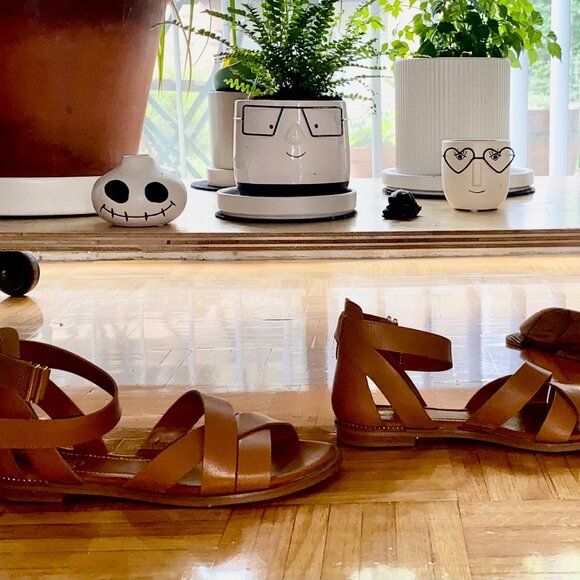 Franco Sarto Giola Sandals, Brown, Size 8M - Picture 2 of 3